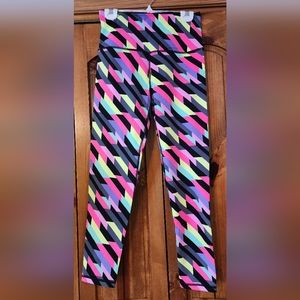 Victoria Secret VSX Knockout High Rise Tights/Leggings Geometric neon print